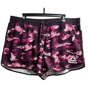 Reebok Purple Camo Running‎ Shorts, size XXL